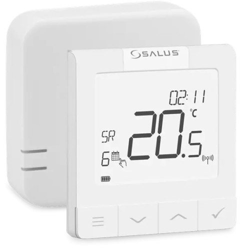 REGULATOR TEMPERATURY WQ610RF /  BEZPRZEWODOWY QUANTUM Z OPENTHERM SALUS NATYNKOWY TYGODNIOWY AKUMULATOR