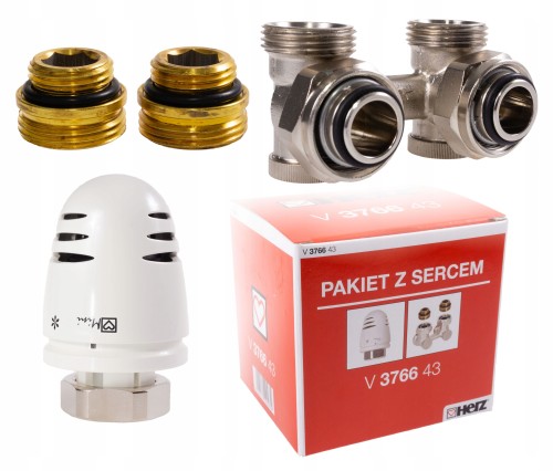 SET ZESTAW DO GRZEJNIKÓW 1376642 + 1920068 / kątowy do dolnych