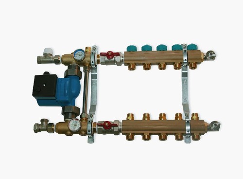 ROZDZIELACZ DO OGRZEWANIA PODŁOGOWEGO Z UKŁADEM MIESZAJĄCYM 2 OBWODY