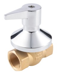 ZAWÓR KULOWY PODTYNKOWY 3/4˝ / Z DŹWIGNIĄ I ROZETĄ