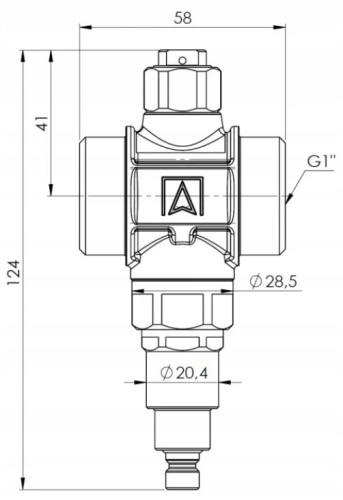 ZAWÓR ANTYZAMARZANIOWY AAV 100 G1˝ / PN10 KVS 55