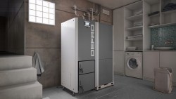 KOCIOŁ PIEC NA PELLET DEFRO GAMMA 15 kW LEWY