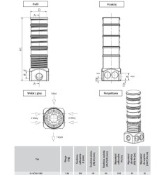 STUDZIENKA ZBIERAJĄCA SL-RCOLV 1190