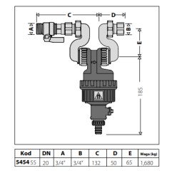 SEPARATOR ZANIECZYSZCZEŃ GZ 3/4