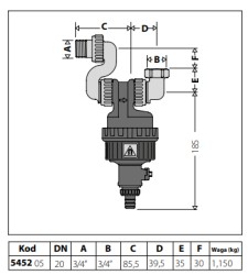 SEPARATOR ZANIECZYSZCZEŃ GZ 3/4