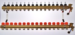 ROZDZIELACZ MOSIĘŻNY 16 OBWODÓW HiVAC OGRZEWANIE PODŁOGOWE C.O.